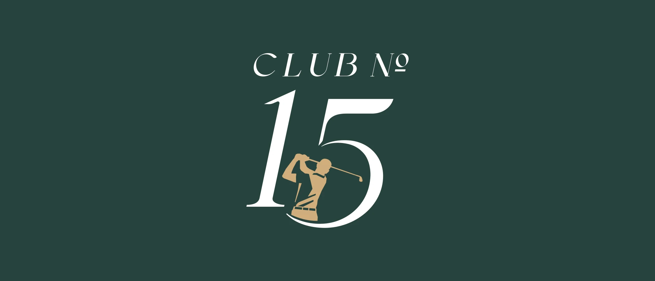 Club No. 15 — logo and identity system by Edward Kang